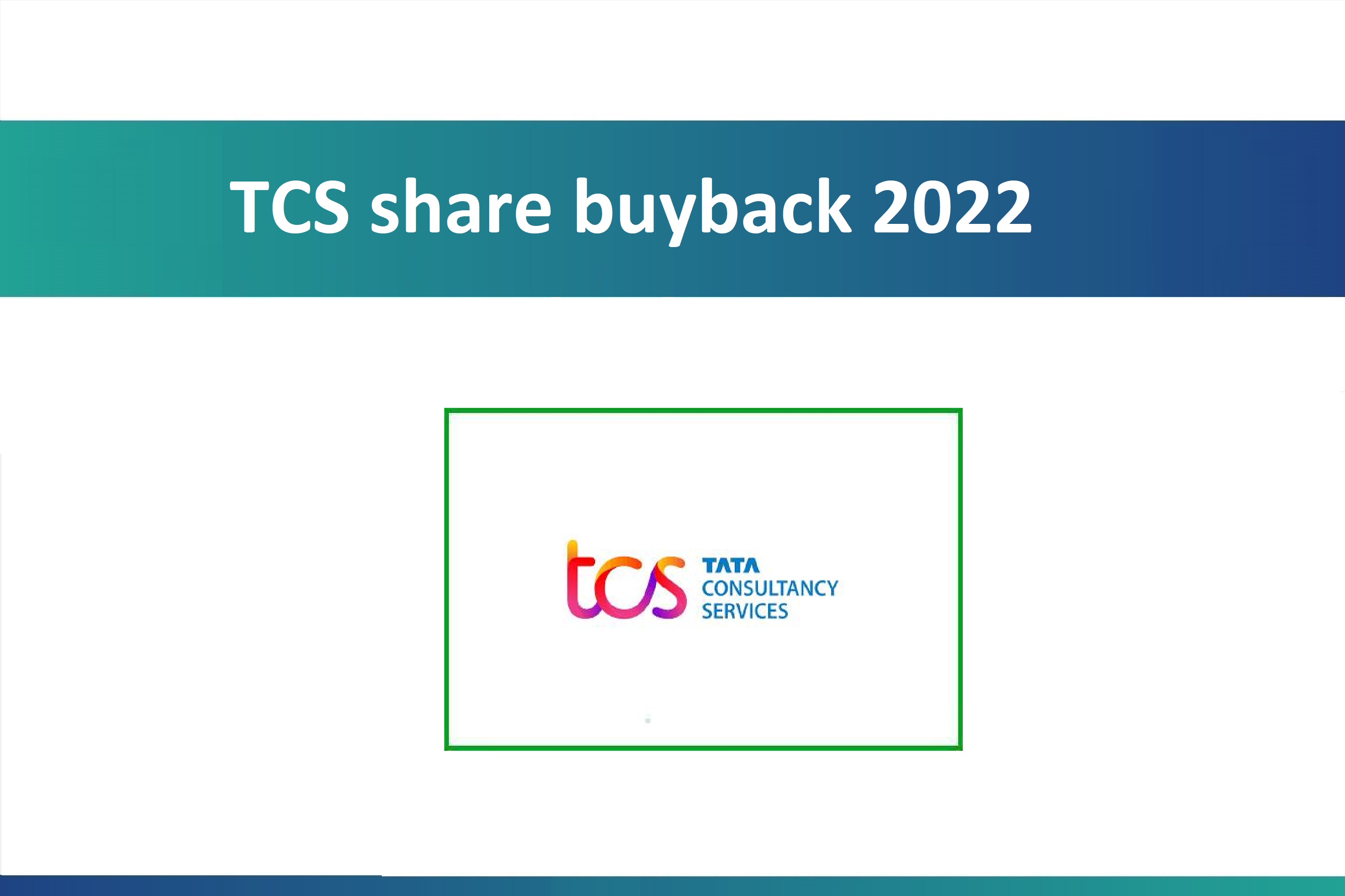 TCS share buyback 2022